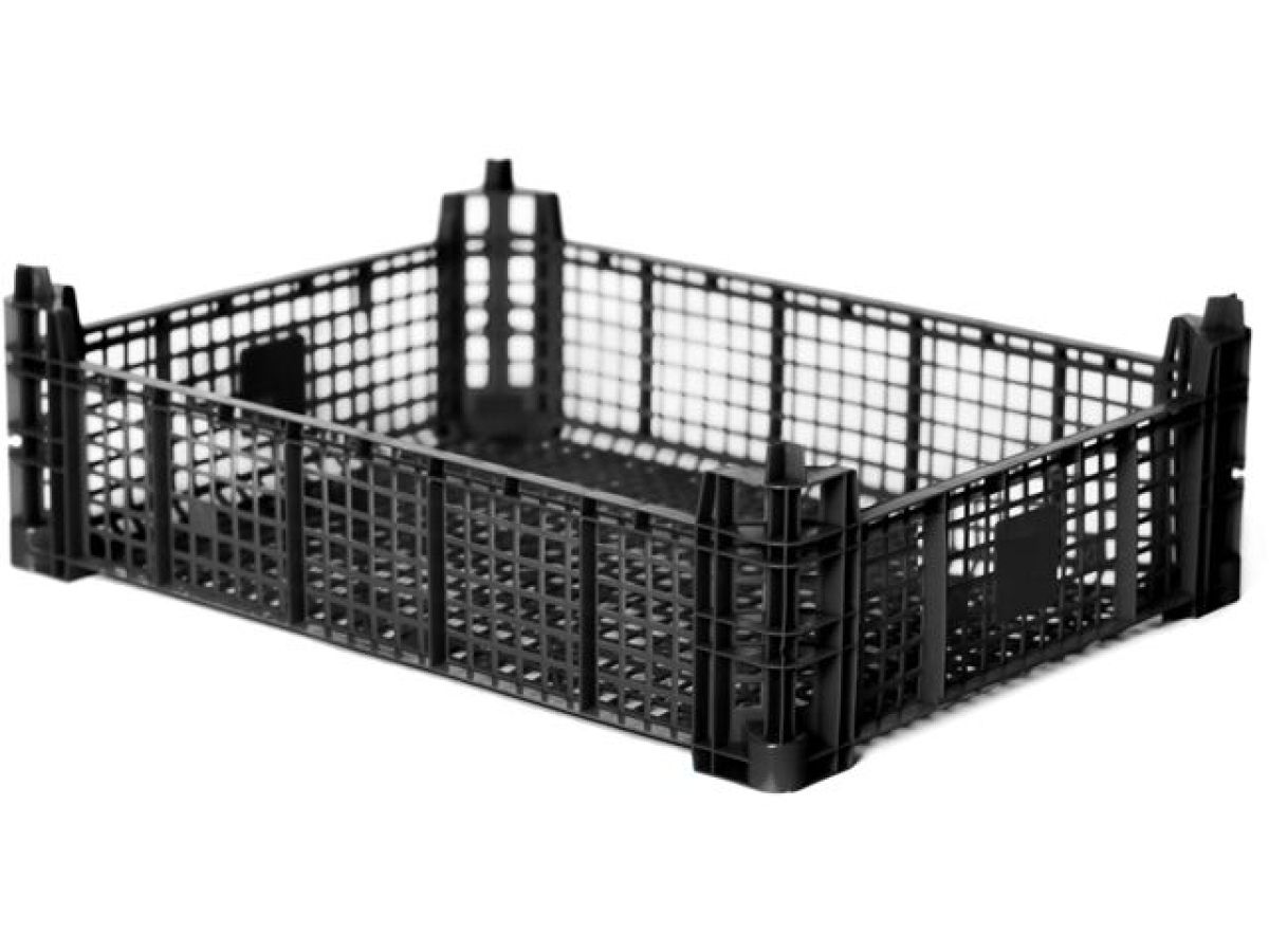 ящик хозяйственный, черный, 400х300х110 мм, gardenplast 00094 от BTSprom.by