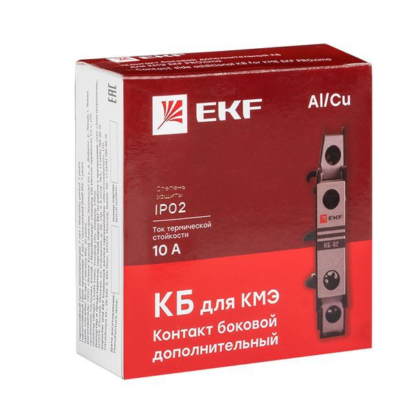  Контакт боковой доп. КБ-02 2NC для КМЭ PROxima EKF ctr-kb-02 фото в каталоге от BTSprom.by