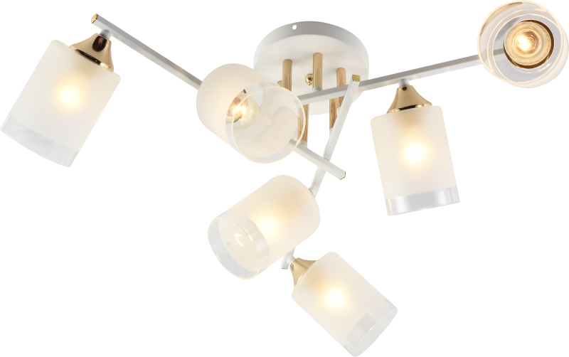 люстра georgiana 9144-205 6хе27 60вт модерн rivoli б0055879 от BTSprom.by