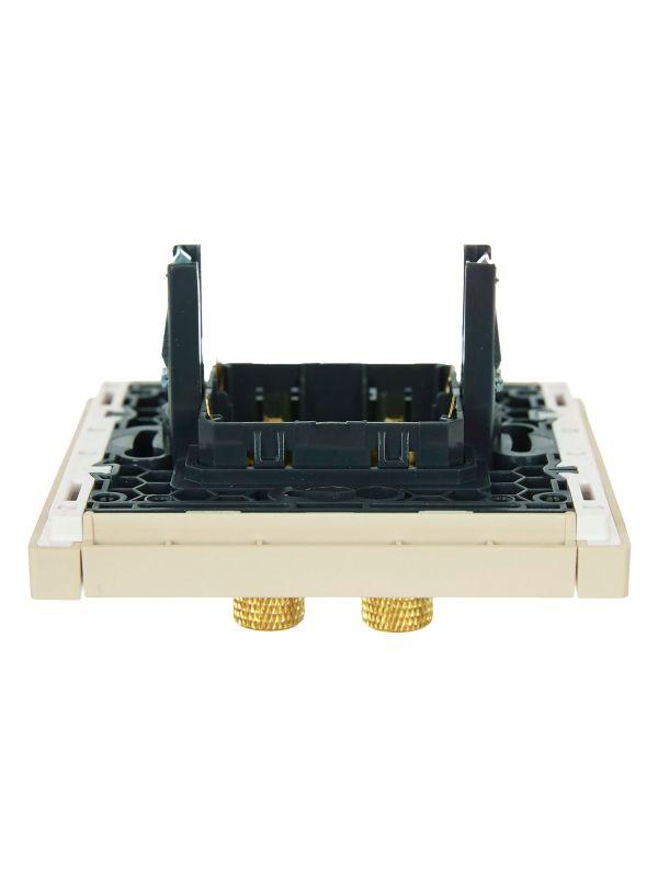  Аудиорозетка 4-м FORTE&PIANO FP439 ваниль IEK FP-S40-K10 фото в каталоге от BTSprom.by