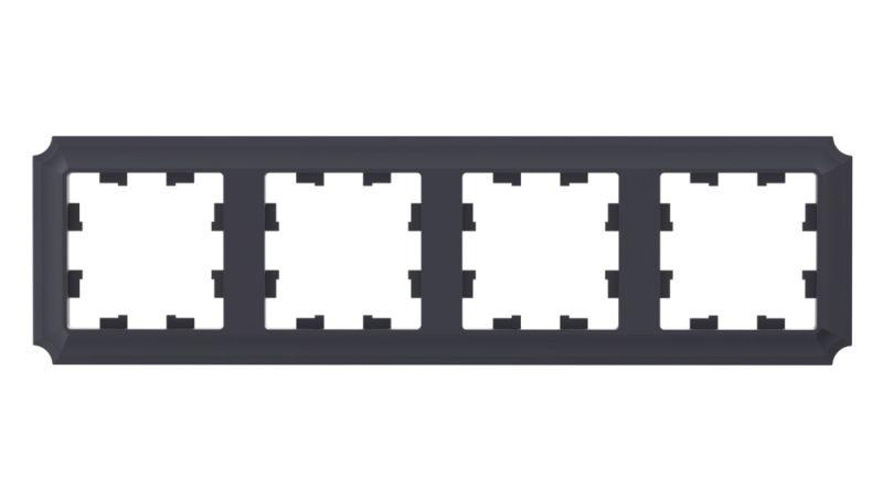 рамка 4-м atlasdesign antique универс. карбон se atn101004 от BTSprom.by