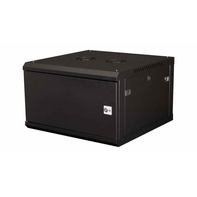 шкаф телекоммуникационный настен. 19дюйм 6u 368х600х600мм дверь метал. черн. datarex dr-641101 от BTSprom.by