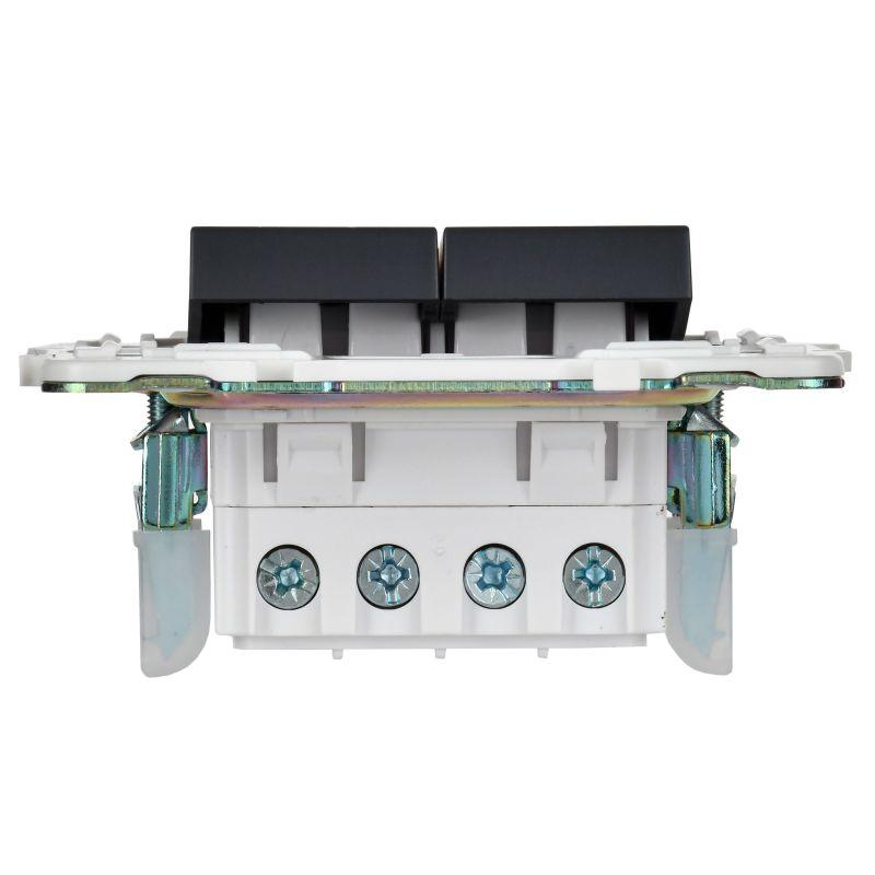  Выключатель перекрестный 2-кл. SKANDY 10А SK-V06T титан IEK SK-V23-0-10-K48 фото в каталоге от BTSprom.by