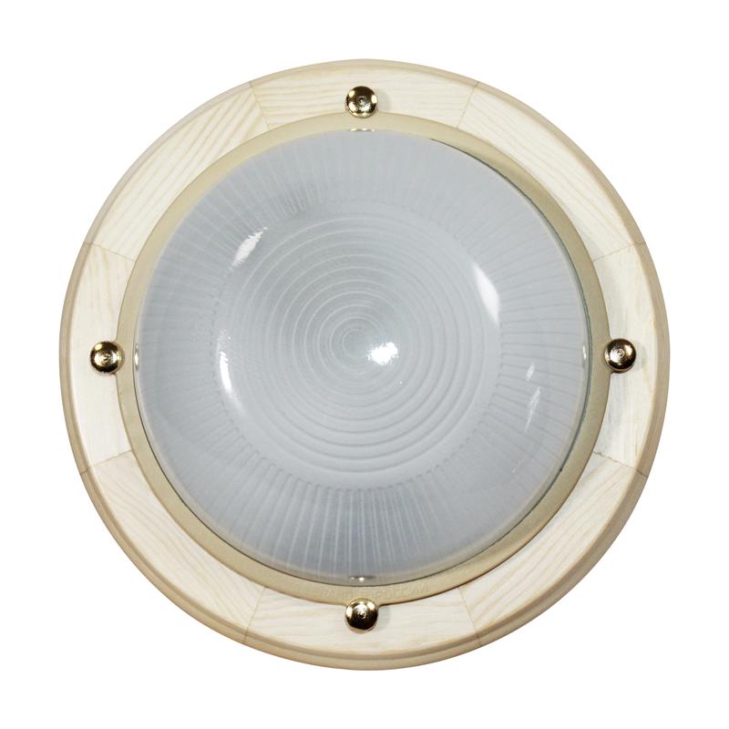  Светильник НПП 03-60-013 "Самарканд" 1301 60Вт E27 IP65 кругл. малый матов./корпус дерево сосна (инд. упак.) Элетех 1005500976 фото в каталоге от BTSprom.by