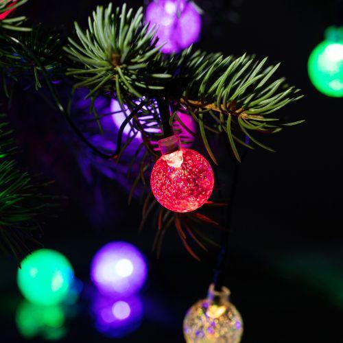  Гирлянда светодиодная "Нить" "Шарики кракле" d25мм 2м 20LED RGB IP20 220В Эра Б0055997 фото в каталоге от BTSprom.by