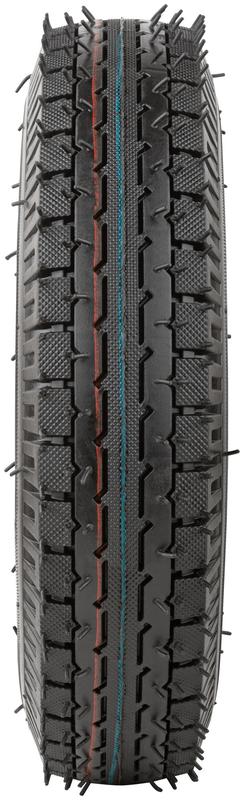  Колесо запасное 8 слойная шина 390х90х220мм для тачек 77609; 77612; 77627 (4.80дюйм/4.00дюйм-8дюйм) (посадка ширина 90мм диаметр 16мм ) FIT 77571 фото в каталоге от BTSprom.by