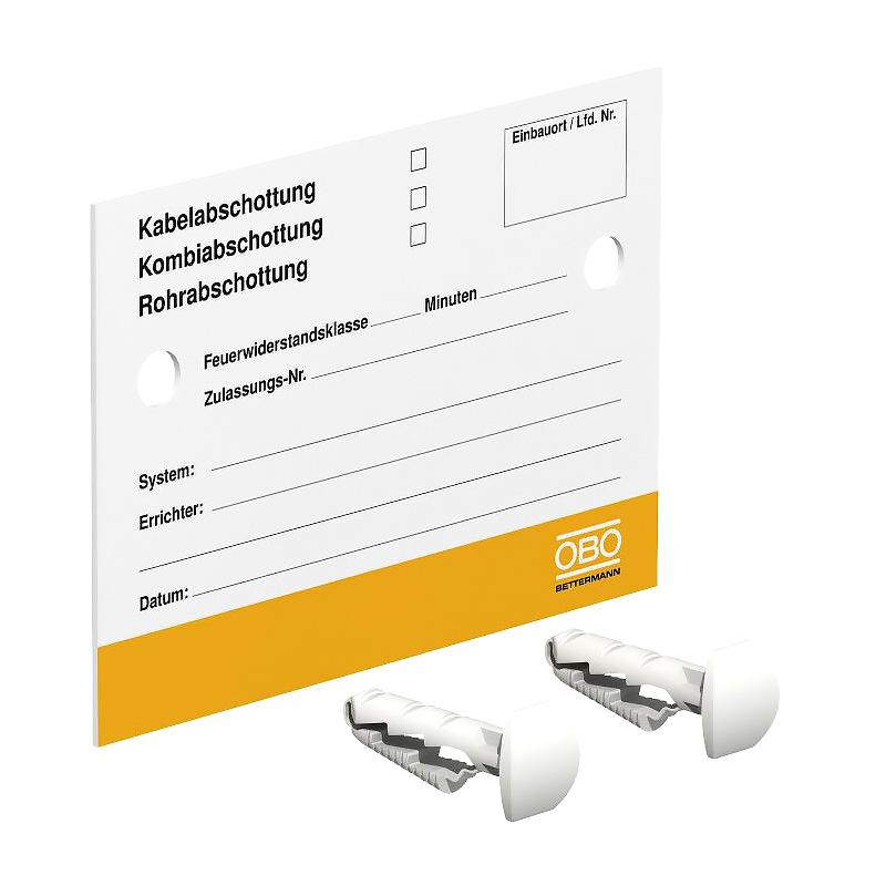 табличка маркировочная 100х70 (немецкий язык) obo 7205425_v1 от BTSprom.by
