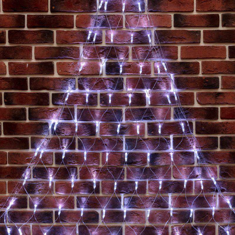  Гирлянда светодиодная "Сеть" 2х2х1.5м 136LED бел. 10Вт 230В IP65 свечение с динамикой провод ПВХ прозр. Neon-Night 215-055 фото в каталоге от BTSprom.by