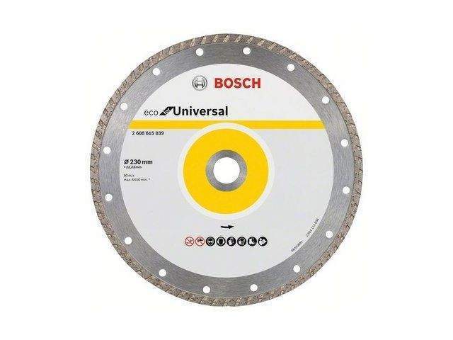 алмазный круг 230х22 мм универс. turbo eco universal bosch (сухая резка) от BTSprom.by