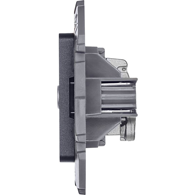  Розетка телевизионная оконечная TV Inspiria 10дБ 5-862мГц механизм антрацит IEK 673873 фото в каталоге от BTSprom.by