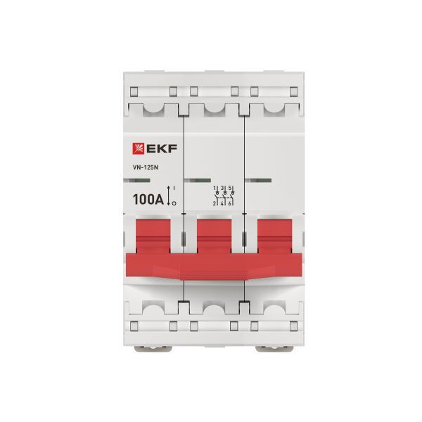  Выключатель нагрузки 3п 100А ВН-125N PROxima EKF S1253100 фото в каталоге от BTSprom.by