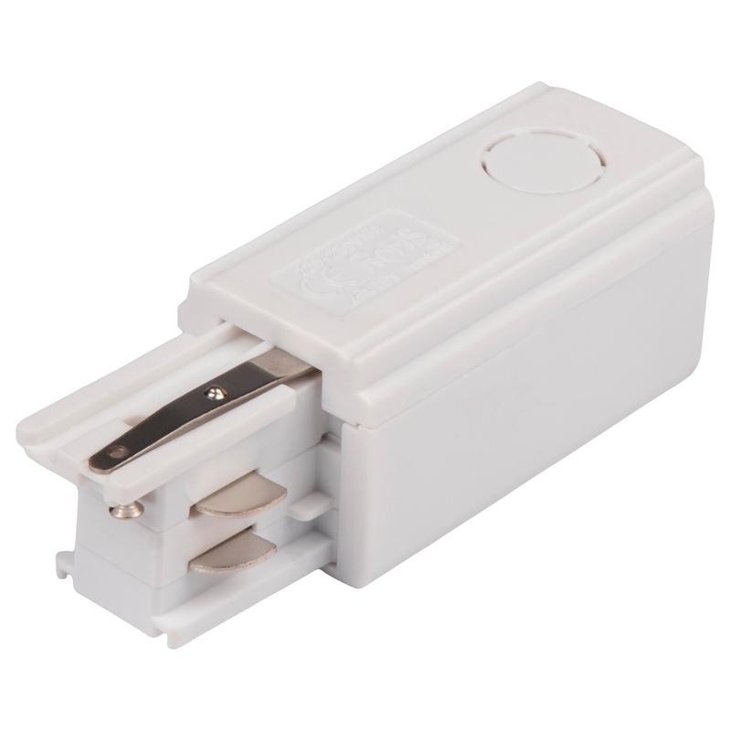  Аксессуар к шинопроводу трехфазному 3P PTR EC-WH Left левый Pro+ бел. JazzWay 5062870 фото в каталоге от BTSprom.by