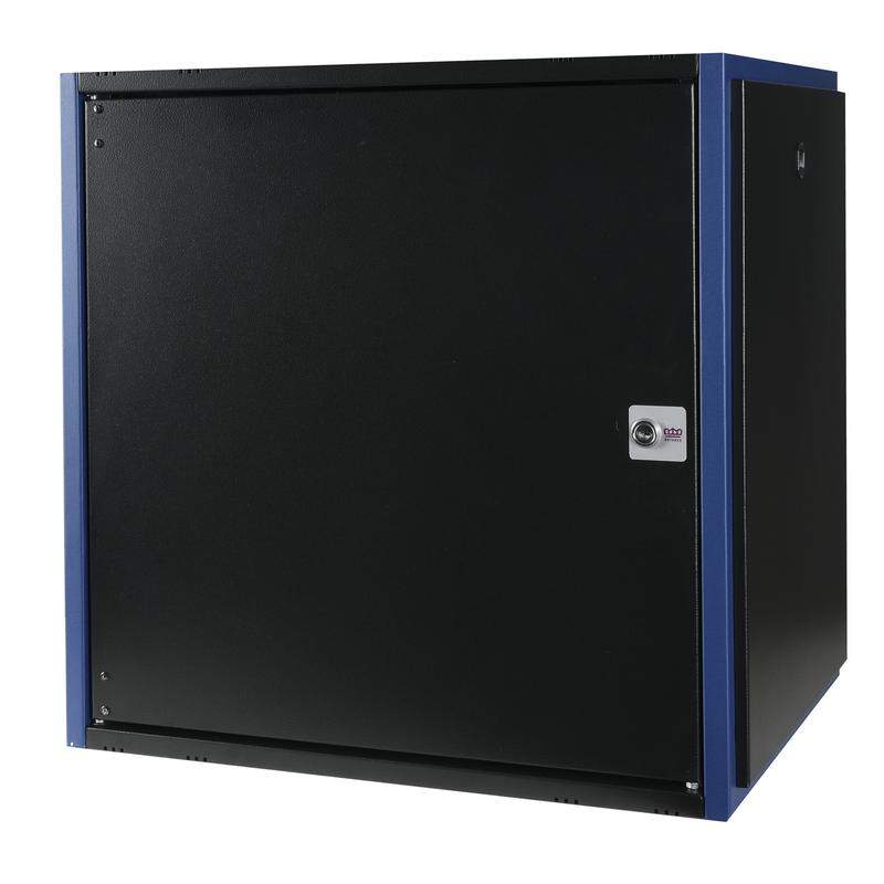шкаф настенный 19дюйм 12u 600х450 дв. метал. черн. datarex dr-610211 от BTSprom.by