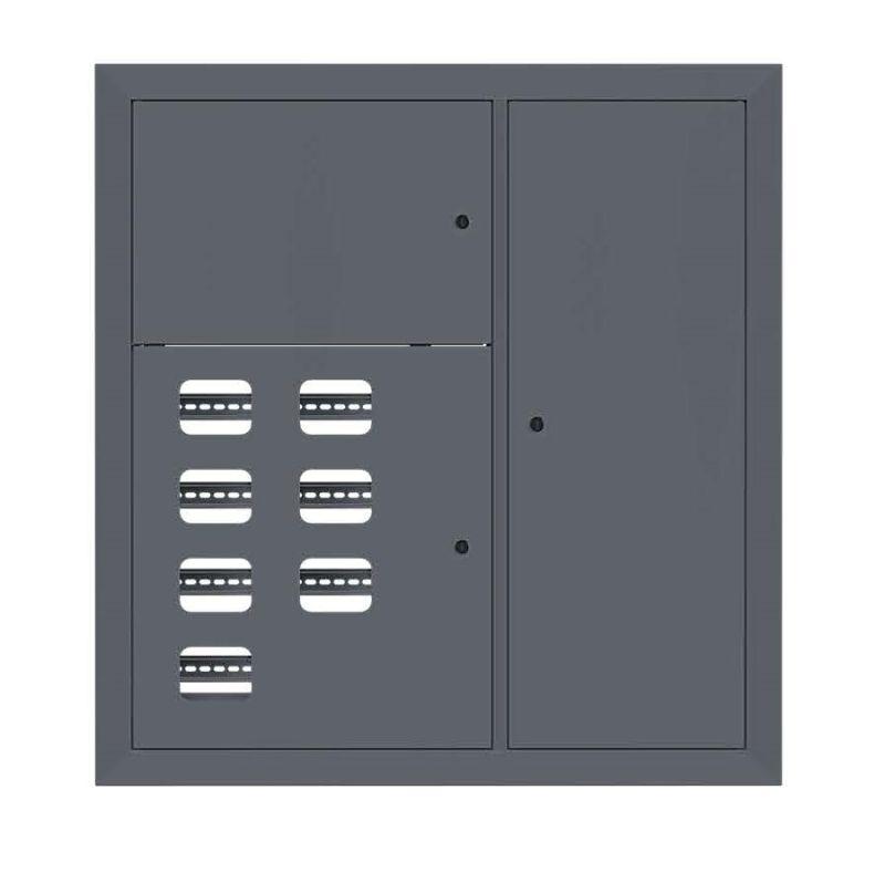 щит этажный 7кв. ral7024 (1000х950х150) proxima ekf mb29-v-7-ral7024 от BTSprom.by