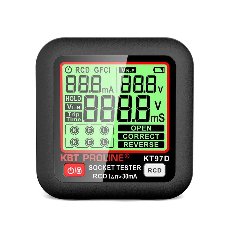 тестер розеток и узо кт 97d proline квт 91921 от BTSprom.by