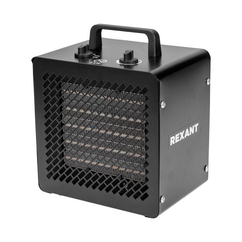 пушка тепловая 3квт квадратная ptc (корпус черн. цвета) rexant 60-0008 от BTSprom.by
