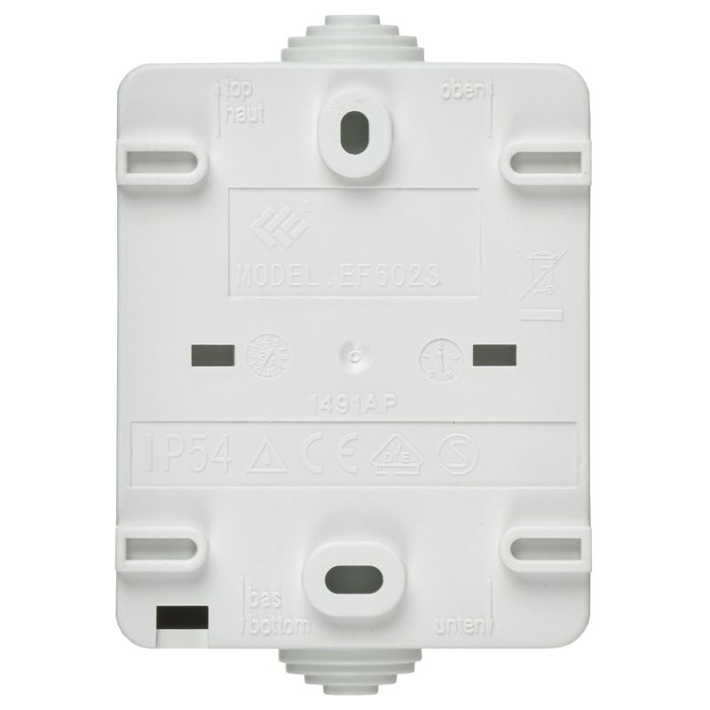  Выключатель 2-кл. ОП Форс IP54 ВС20-2-0-ФБ бел. IEK EVS20-K01-10-54-DC фото в каталоге от BTSprom.by