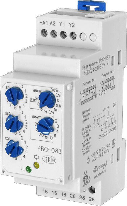 реле времени рво-083 ухл2 24-240в ac/dc меандр a8302-16938520 от BTSprom.by
