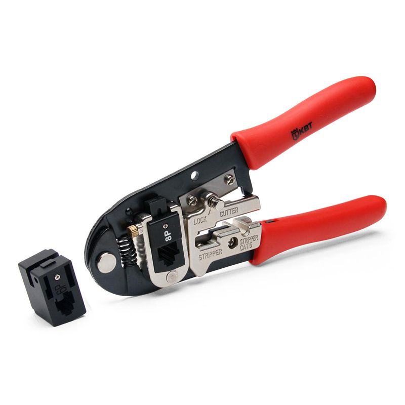 пресс-клещи для rj разъемов jt-01a квт 55929 от BTSprom.by