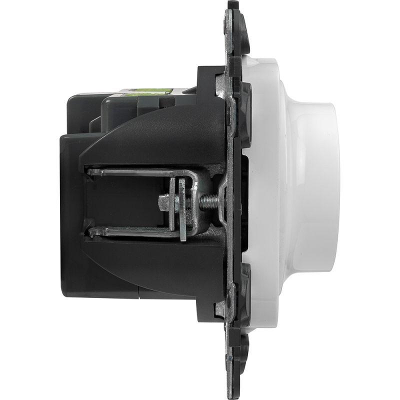  Механизм светорегулятора Valena Allure 300Вт универс. с поворотн. ручкой без нейтрали с лицев. панелью белый Leg 752760 фото в каталоге от BTSprom.by