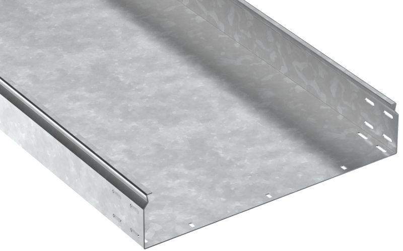 Лоток листовой неперфорир. 100х500 L2500 сталь 2.0мм HDZ ESCA 7 IEK CLN10-100-500-200-D25-HDZ от BTSprom.by
