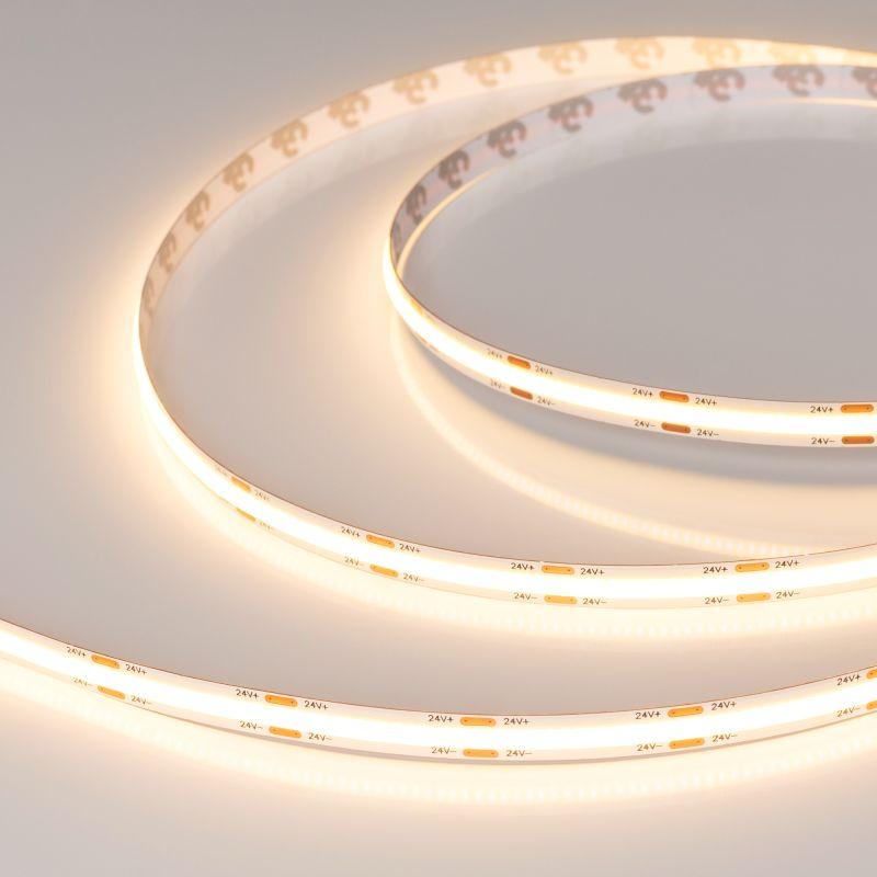 лента светодиодная cob-x544-8mm 24v warm 2700к 11.5вт/м ip20 (уп.5м) arlight 031899(3) от BTSprom.by
