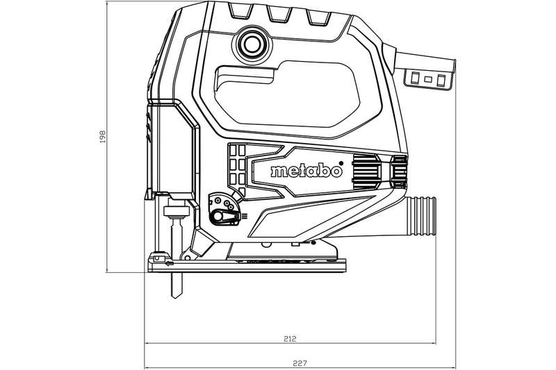  Лобзик STEB 65 Quick 450Вт 600-3100/м мтн коробка Metabo 601030000 фото в каталоге от BTSprom.by