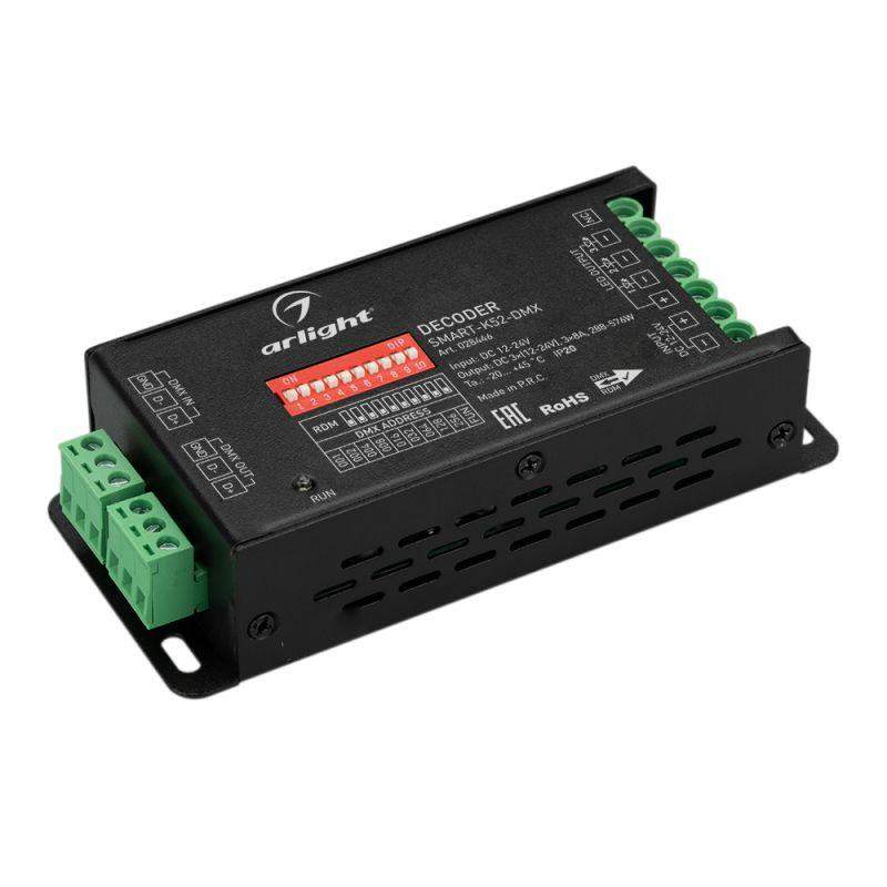 декодер smart-k52-dmx (12-24в 3х8а) (ip20 металл) arlight 028446 от BTSprom.by