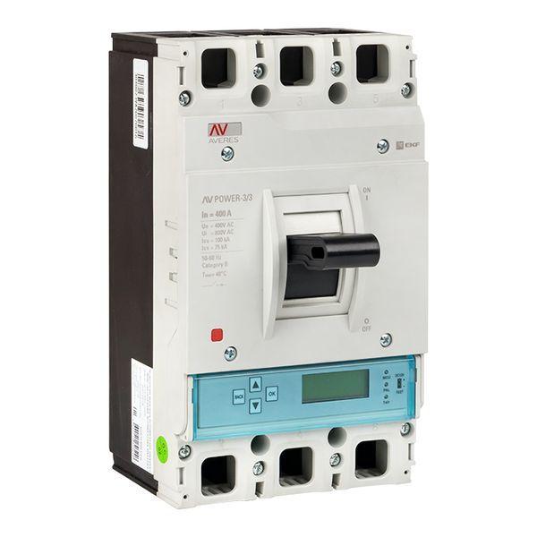 выключатель автоматический 3п 400а 50ка av power-3/3 etu6.0 averes ekf mccb-33-400-6.0-av от BTSprom.by