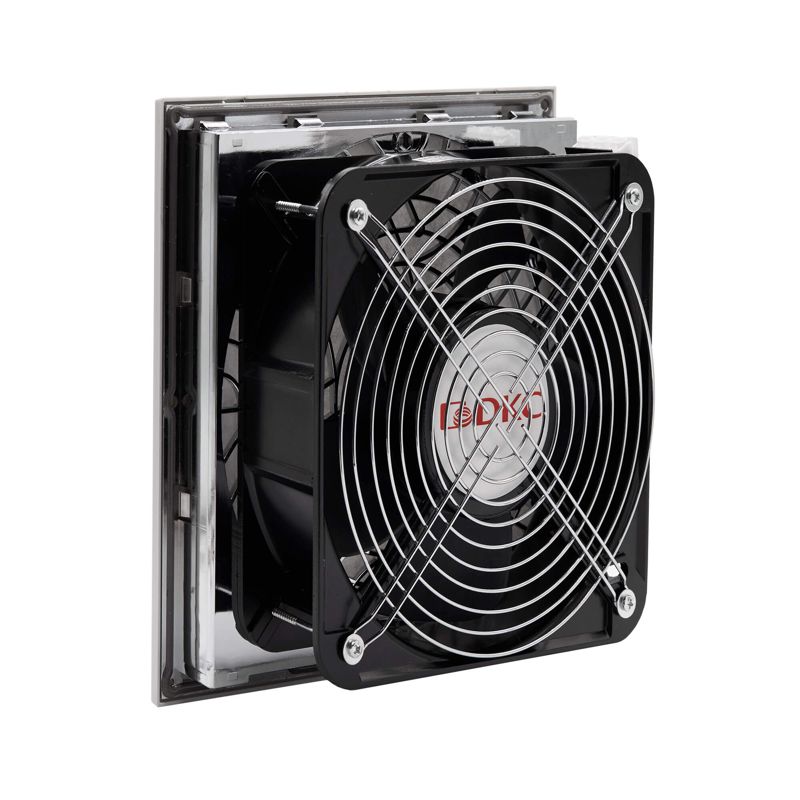  Вентилятор с фильтром ЭМС 480куб.м/ч 24В DC 255х255мм IP54 DKC R5MCV25024 фото в каталоге от BTSprom.by