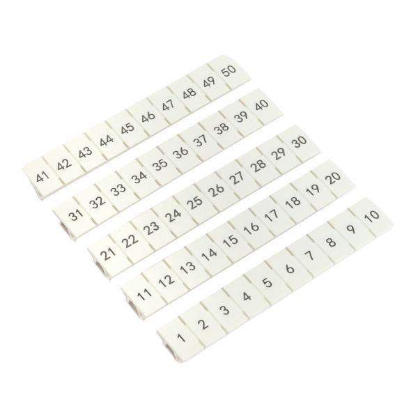 маркировка для клемм 4 ut 1-50 (уп.100шт) ekf scr-ut-mrk-4-1-50 от BTSprom.by