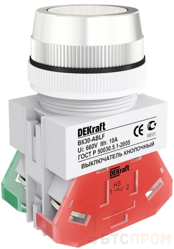 Выключатель кнопочный ABLF ВК-30 d30мм 220В бел. DEKraft 25041DEK фото в каталоге от BTSprom.by  Выключатель кнопочный ABLF ВК-30 d30мм 220В бел. DEKraft 25041DEK фото в каталоге от BTSprom.by