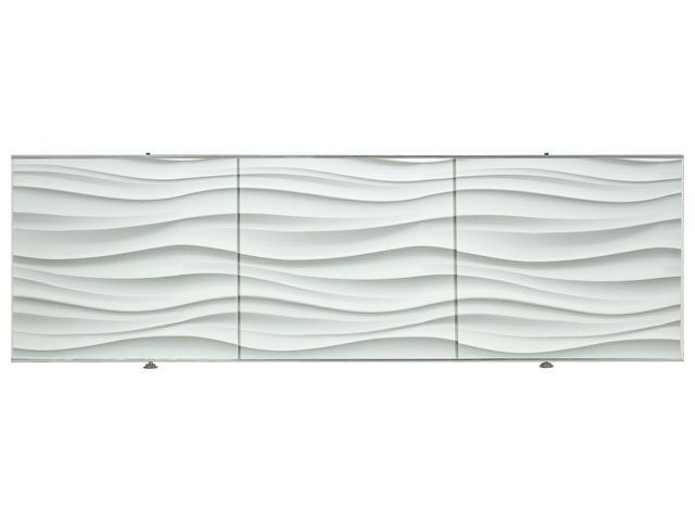 экран под ванну 3d 1,7м, волна белая, perfecto linea 36-031707 от BTSprom.by