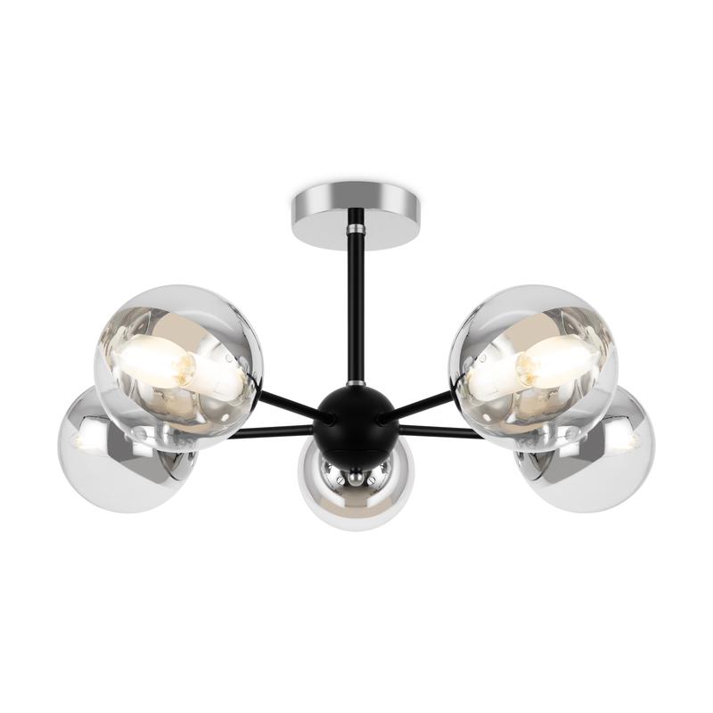 светильник sonnet 40вт e14х5 ip20 подвесной freya fr5271pl-05b от BTSprom.by