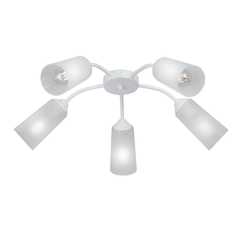 люстра v3758-0/5pl 5xe27 макс. 40вт плафон пп vitaluce v3758-0/5pl от BTSprom.by