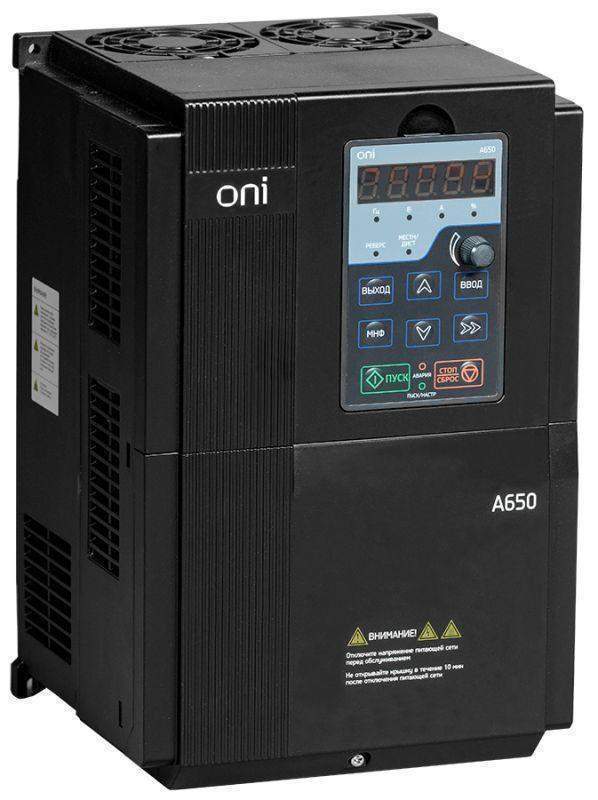 преобразователь частоты a650 380в 3ф 15квт 32а oni a650-33e15t от BTSprom.by