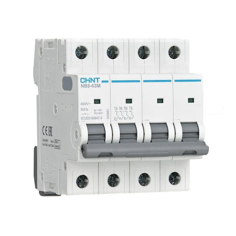 выключатель автоматический nb8-63m 4п 2а 12in (d) (r) chint 320863 от BTSprom.by