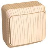  Переключатель проходной 1-кл. ОП Этюд 10А IP20 сосна SE BA10-004D фото в каталоге от BTSprom.by