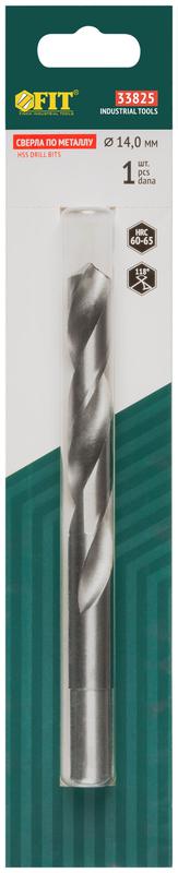  Сверло по металлу HSS полированное в блистере 14.0мм FIT 33825 фото в каталоге от BTSprom.by