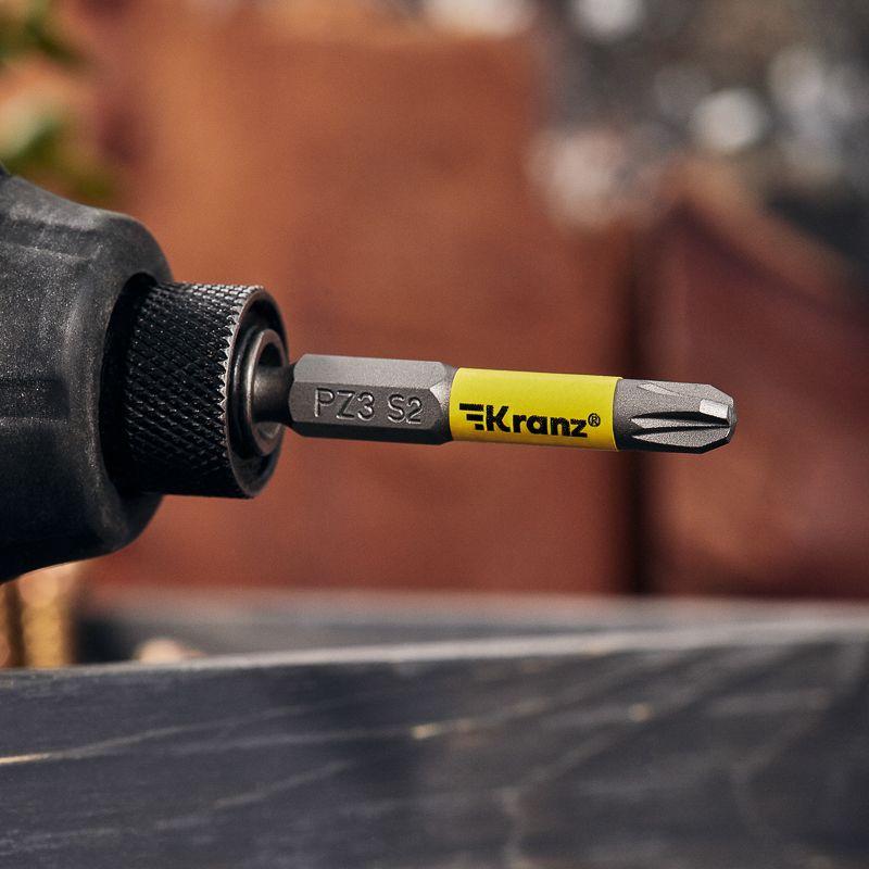  Бита для шуруповерта PZ3х50мм (уп.2шт) Kranz KR-92-0420-1 фото в каталоге от BTSprom.by
