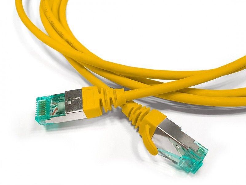 патч-корд s/ftp экранир. кат. 6a (100% fluke component tested) 30awg lszh 1м pc-lpt-sftp-rj45-rj45-c6a-1m-lszh-yl желт. hyperline 445813 от BTSprom.by