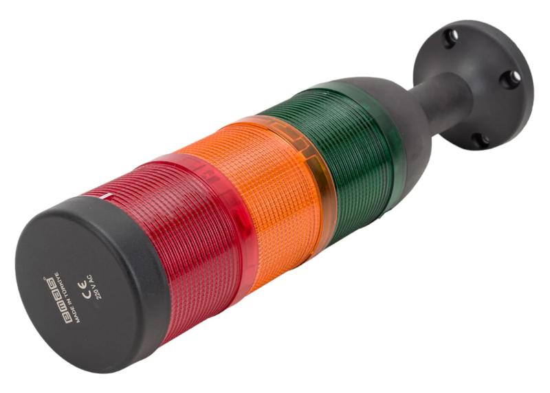  Колонна сигнальная 70мм 220В стробоскоп FLESH красн./зел./желт. EMAS IK73F220XM01 фото в каталоге от BTSprom.by