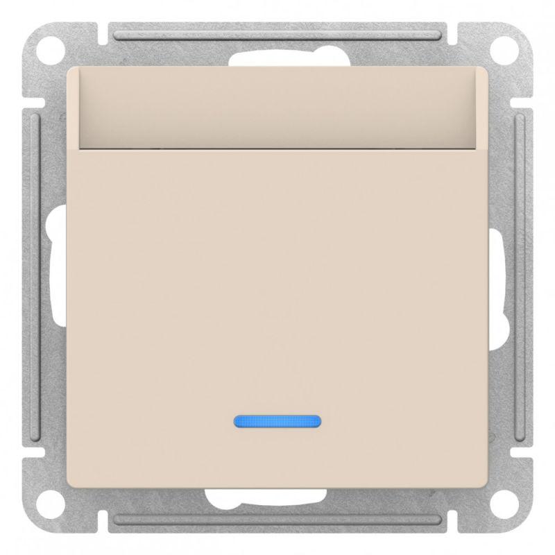  Выключатель карточный СП AtlasDesign 10А IP20 без задержки времени механизм беж. SE ATN000267 фото в каталоге от BTSprom.by