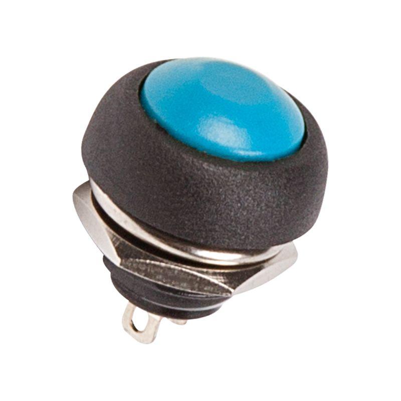 выключатель-кнопка 250в 1а (2с) off-(on) б/фикс син. micro (pbs-33в) rexant 36-3051 от BTSprom.by