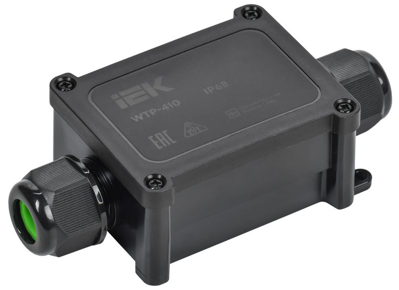 коробка распределительная герметичная wtp-410 ip68 2 ввода iek uwb20-i-450-40-02-68 от BTSprom.by
