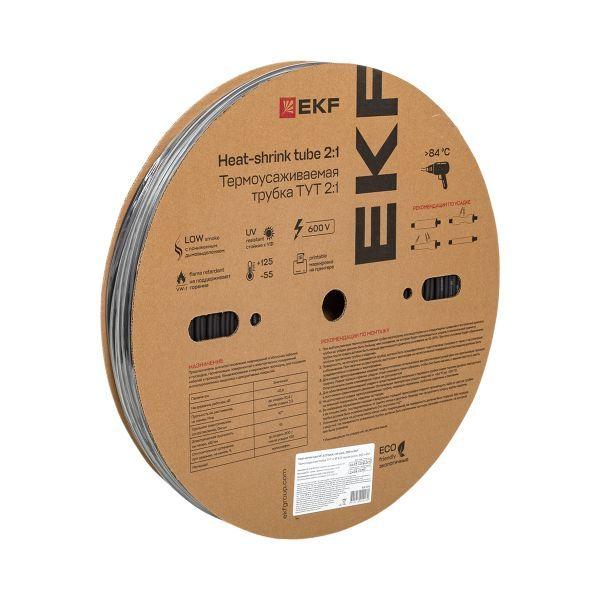 трубка термоусадочная тут нг 4/2 черн. (уп.200м) ekf tut-4-b от BTSprom.by