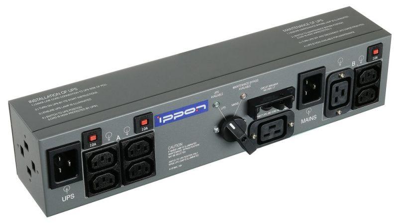 устройство распределения питания байпас bp pdu16 iec 10а ippon 1000795 от BTSprom.by