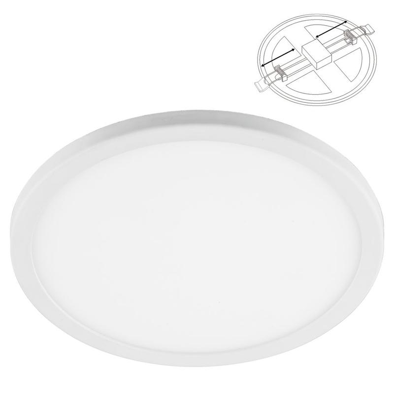 светильник светодиодный al508 9вт 2700к 720лм встраив. с регулир. монтажн. d (до 100мм) бел. flexy feron 41565 от BTSprom.by