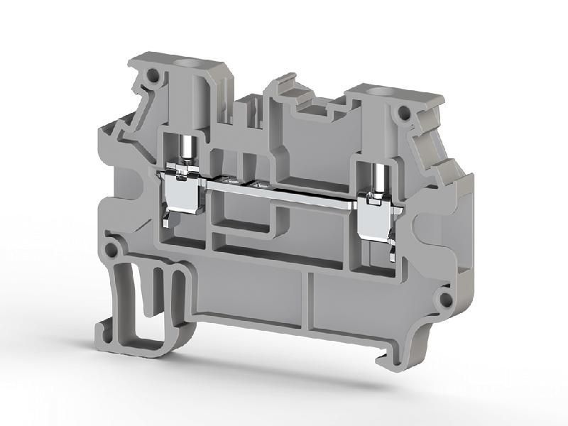 клеммник на din-рейку 2.5кв.мм 2 ряда перем. сер. avk 2.5r klemsan 304409 от BTSprom.by