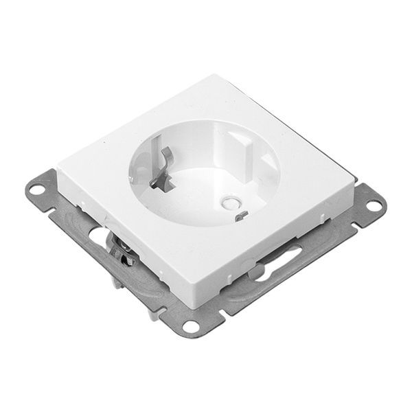  Розетка СП Эпика 16А с заземл. защ. шторки механизм бел. EKF UP1-SOW-111 фото в каталоге от BTSprom.by